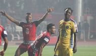 Kizito had a good game, but soon had to go off due to an injury. (Photo: ISL)